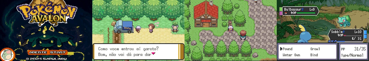 Pokemon Avalon Beta 1:封面与游戏配图