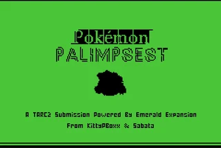 Pokemon Palimpsest 1.2:封面与游戏配图