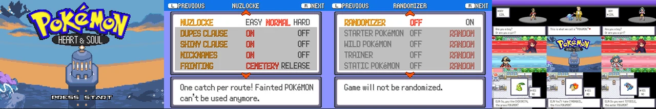 Pokemon Heart & Soul 1.2.1:封面与游戏配图