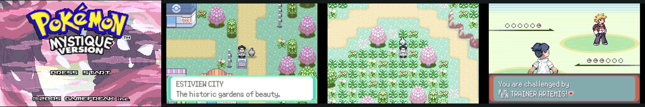 Pokemon Mystique 1.1:封面与游戏配图