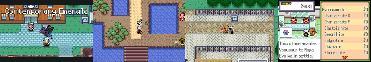 Pokemon Contemporary Emerald 1.1:封面与游戏配图
