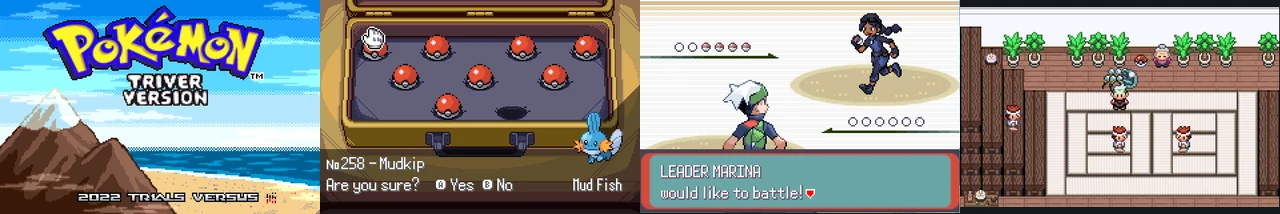 Pokemon Triver Demo 1.2:封面与游戏配图